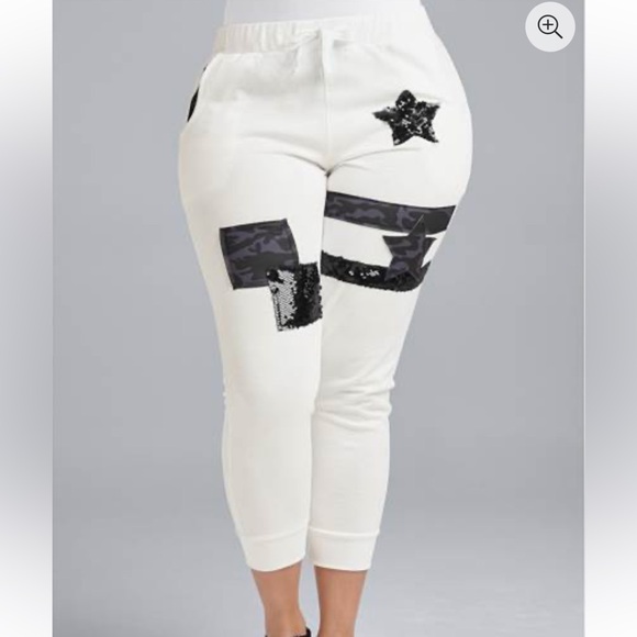 NWOT⭐️ VENUS PATCHWORK JOGGERS - Picture 8 of 13